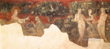イブの創造と原罪 ルネサンス初期 パオロ・ウッチェロ Oil Paintings